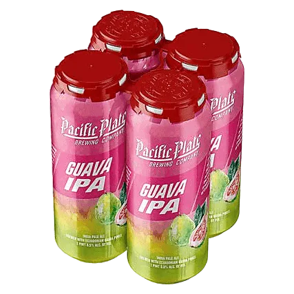 Pacific Plate Brewing Guava IPA 4pk 16oz Can