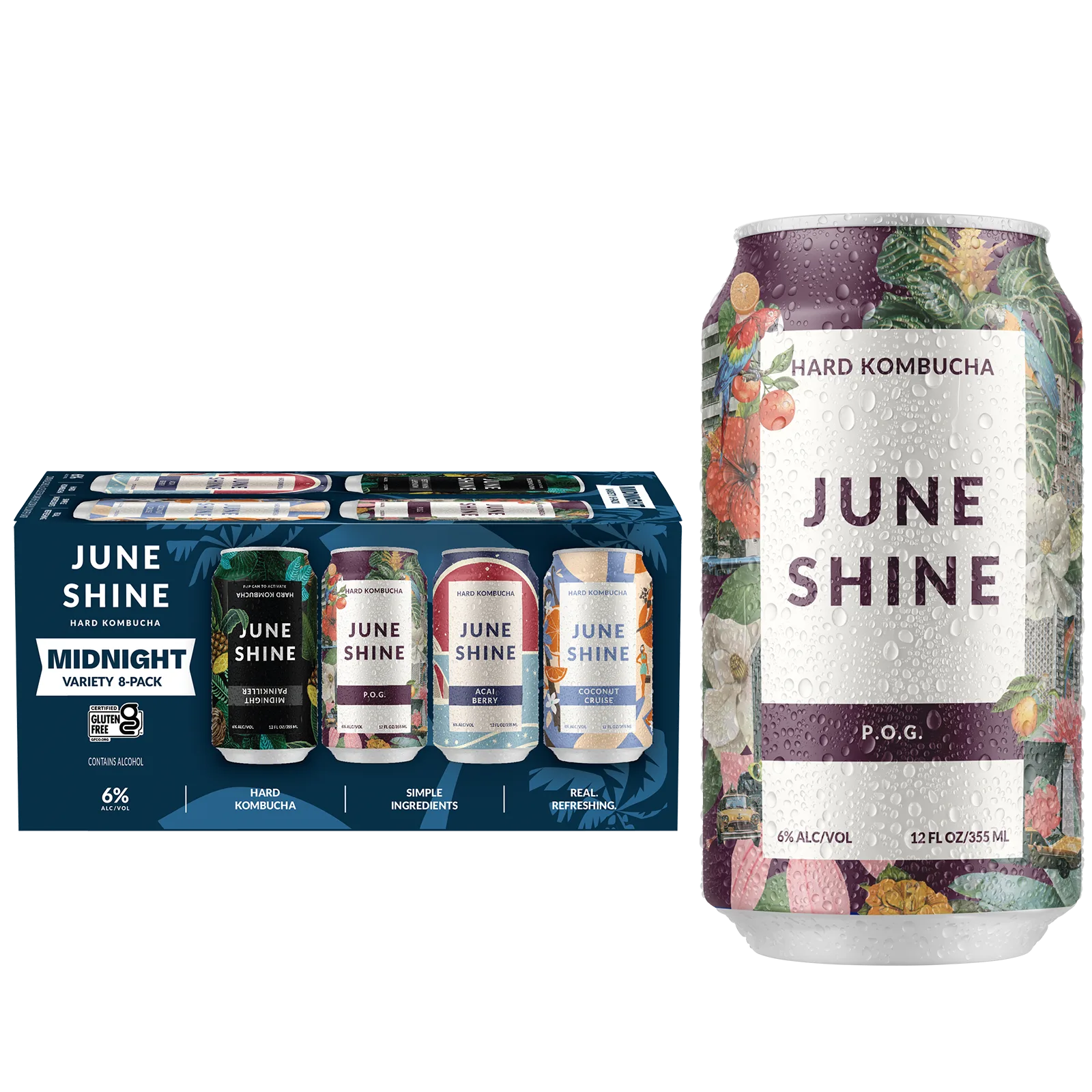 JuneShine Midnight Variety 8pk 12oz Can 6.0% ABV