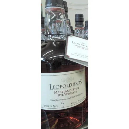 Leopold Bros Maryland Style Rye Whiskey 750Ml