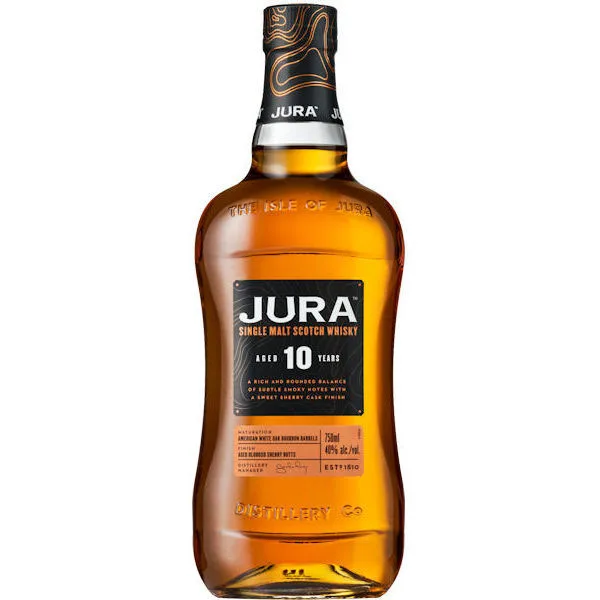 Jura 10 Year Old Single Malt Scotch 750Ml