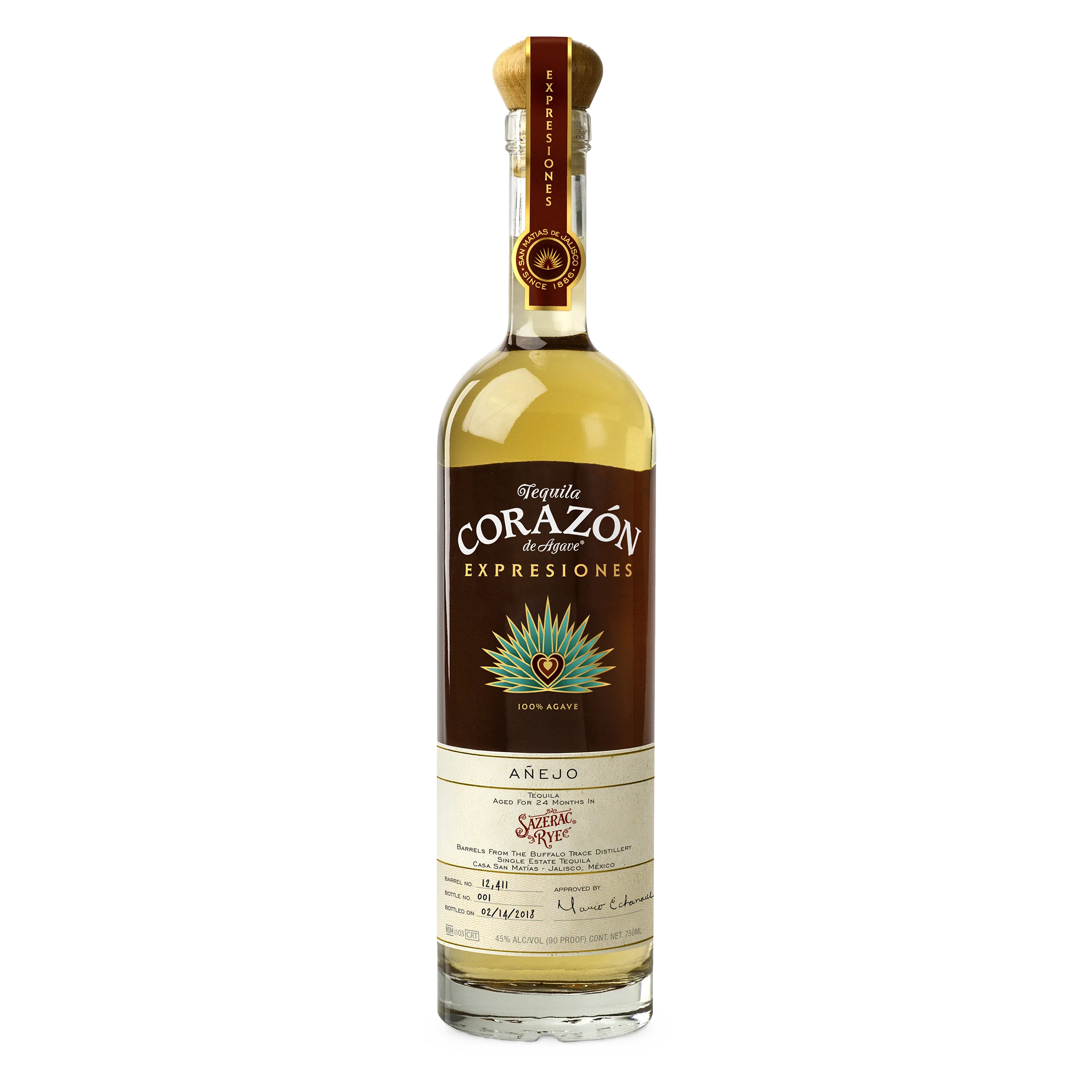 Corazon Exp Sazerac Anejo 750