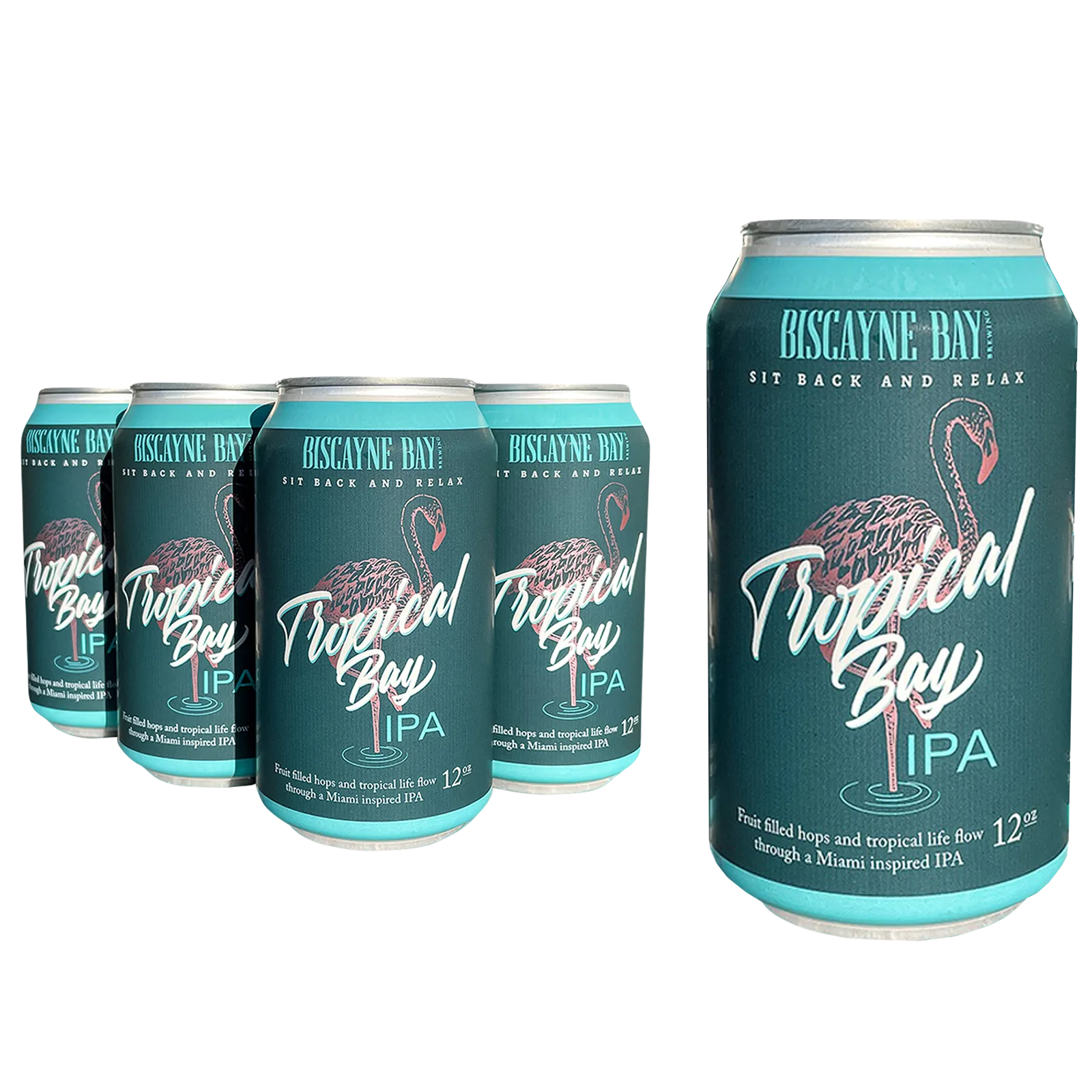 Biscayne Bay Brewing Tropical Bay IPA 6pk Can 6.0% ABV