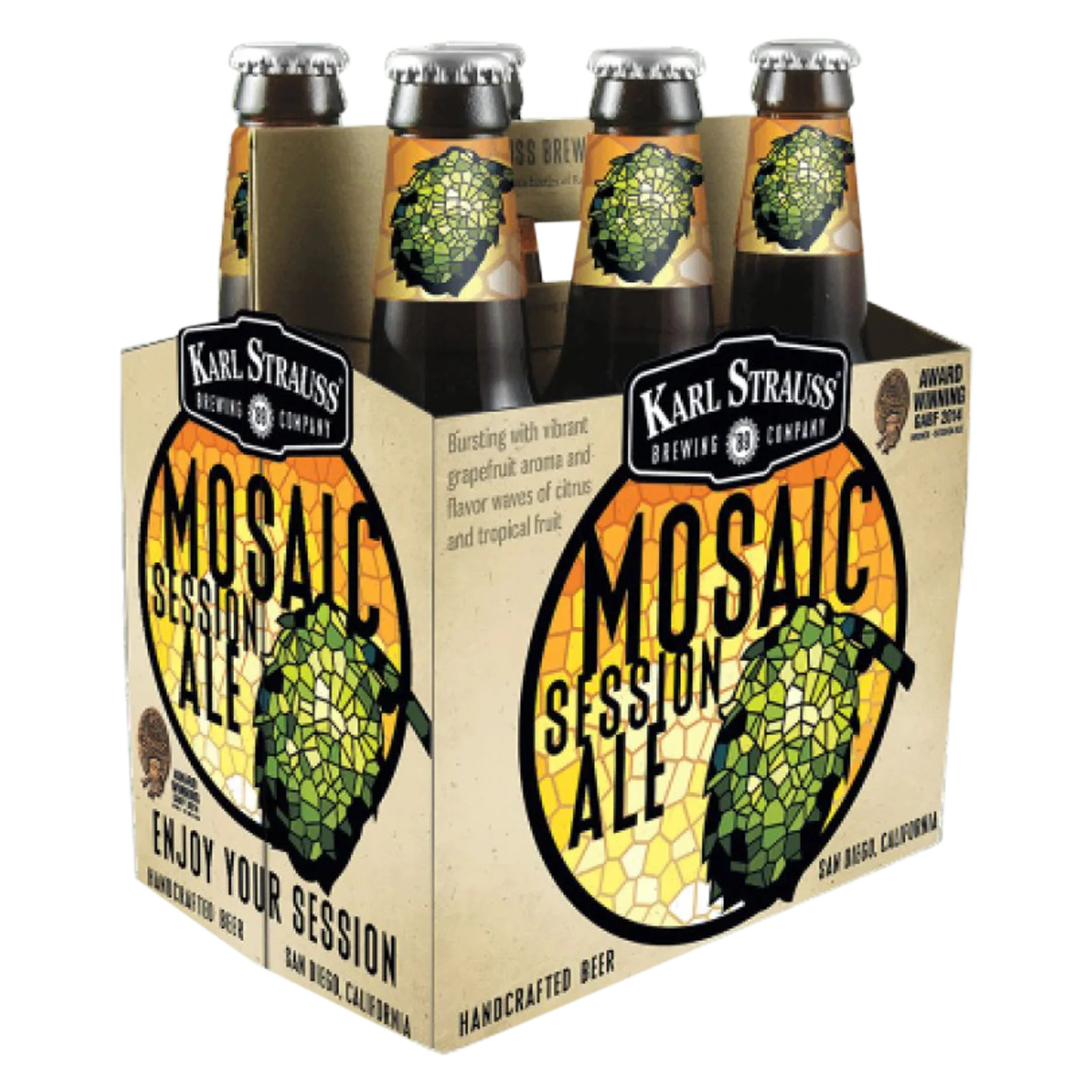 Karl Strauss Brewing Mosaic Session IPA 6pk Btl