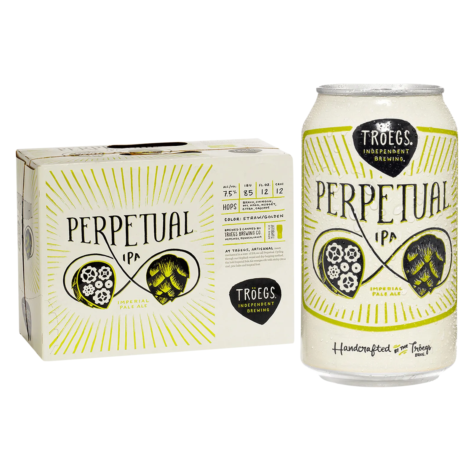 Troegs Perpetual IPA 12pk Can 7.5% ABV