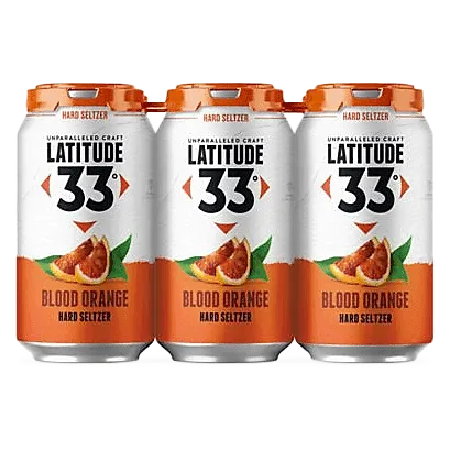 Latitude 33 Blood Orange Hard Seltzer (6PKC 12 OZ)
