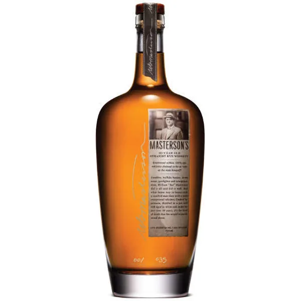 Mastersons 10 Year Old Straight Rye Whiskey 750Ml