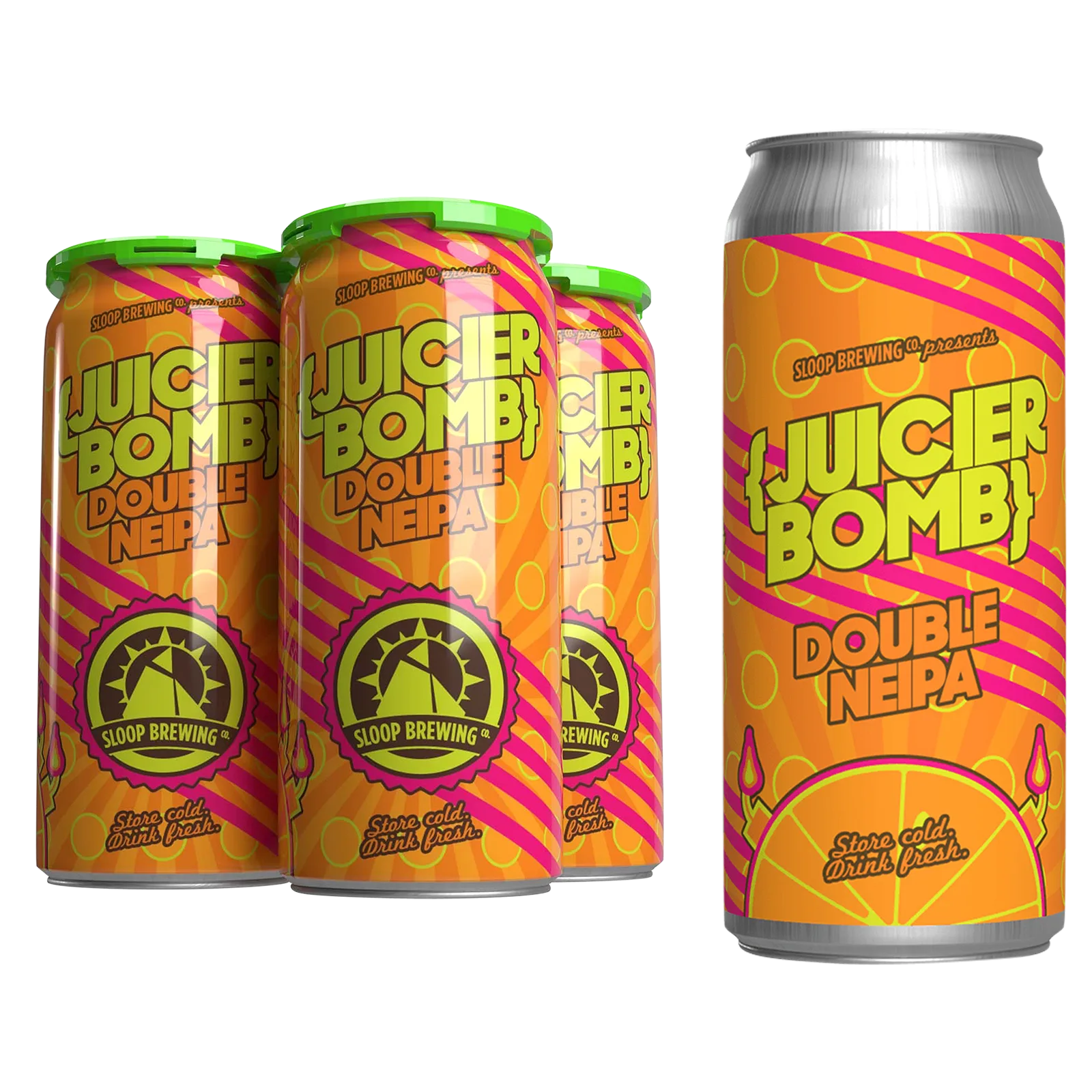 Sloop Juicier Bomb 4pk 16oz Can 8% ABV