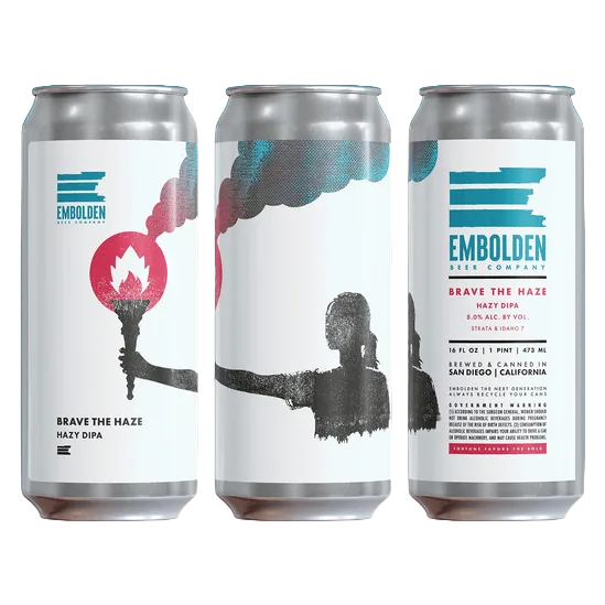 Embolden Beer Co. Brave the Haze Double IPA (4PKC