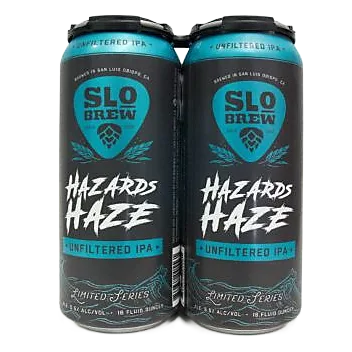 SLO Brew Hazards Haze Unfiltered IPA (4PKC