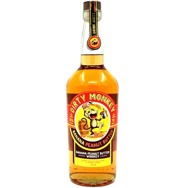 Dirty Monkey Banana Peanut Butter Whiskey 750Ml