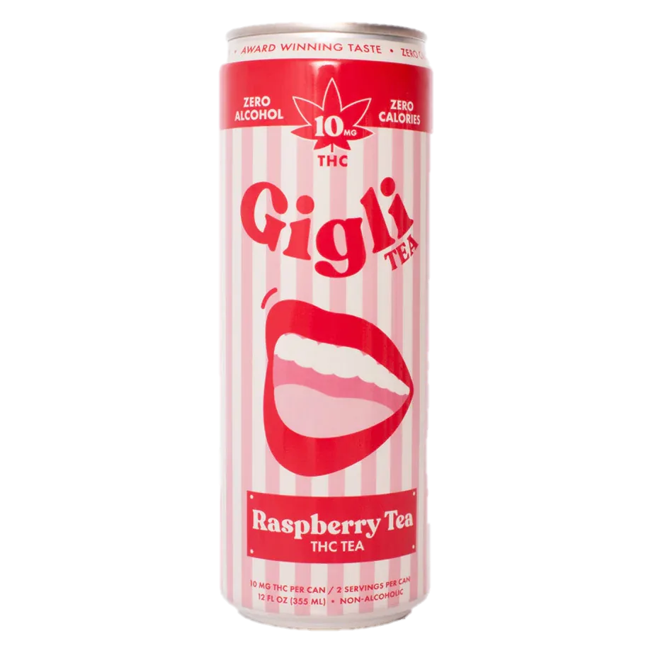 Gigli 10mg THC Raspberry Tea Can