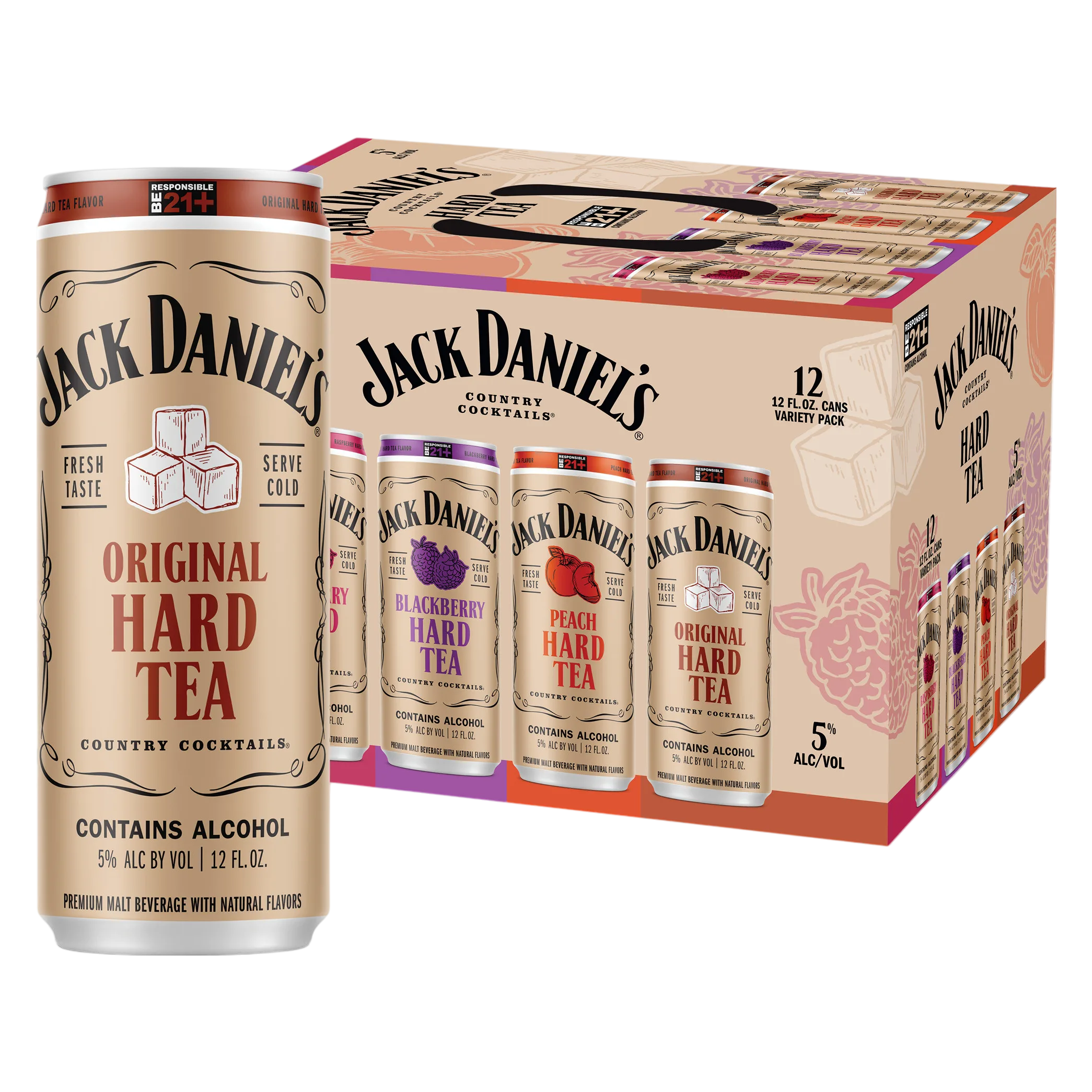 Jack Daniel's Hard Tea 12pk 12oz Can 5% ABV