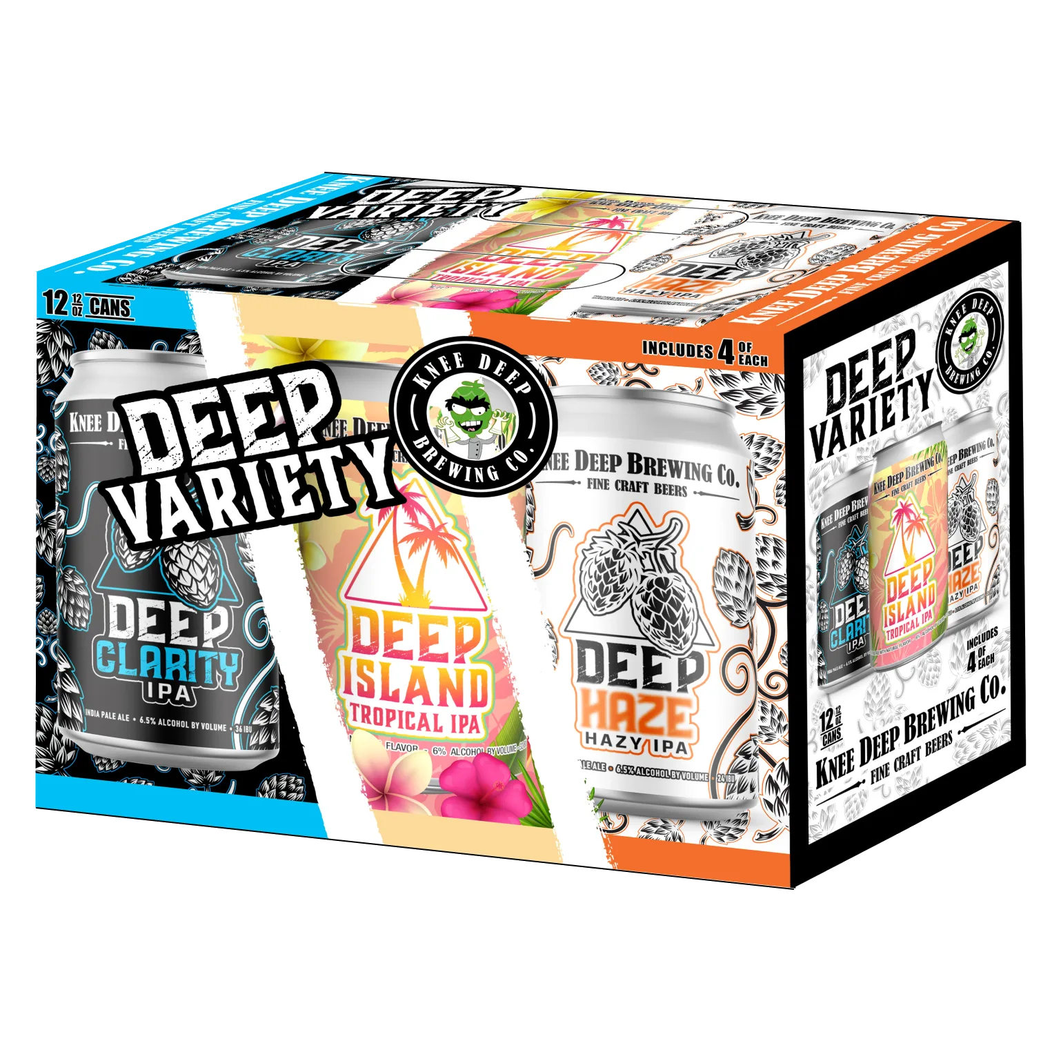 Knee Deep Brewing Co. Deep Variety 12pk Can
