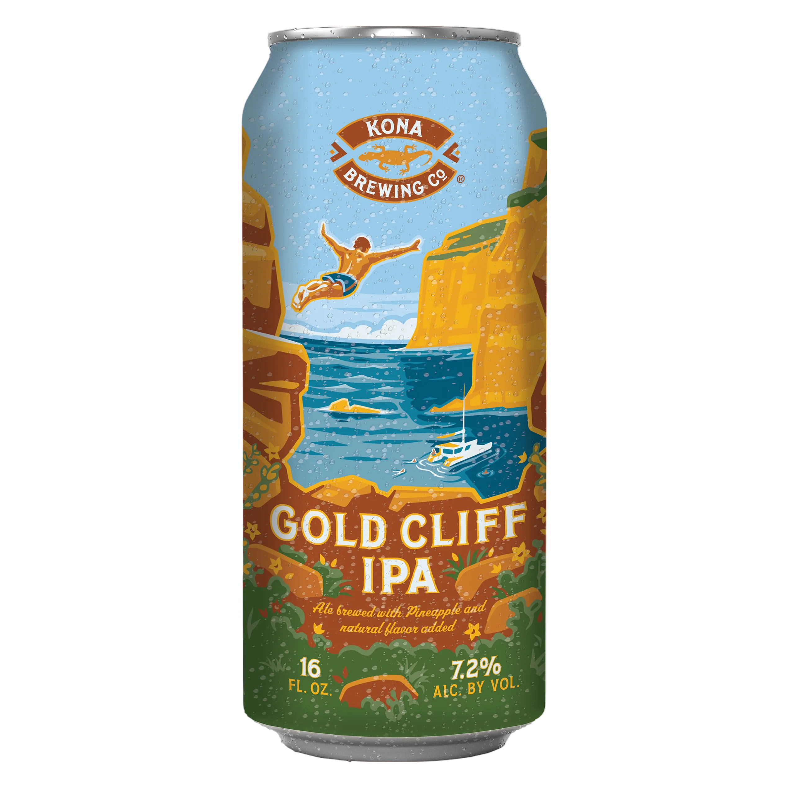Kona Gold Cliff IPA Single 16oz Can