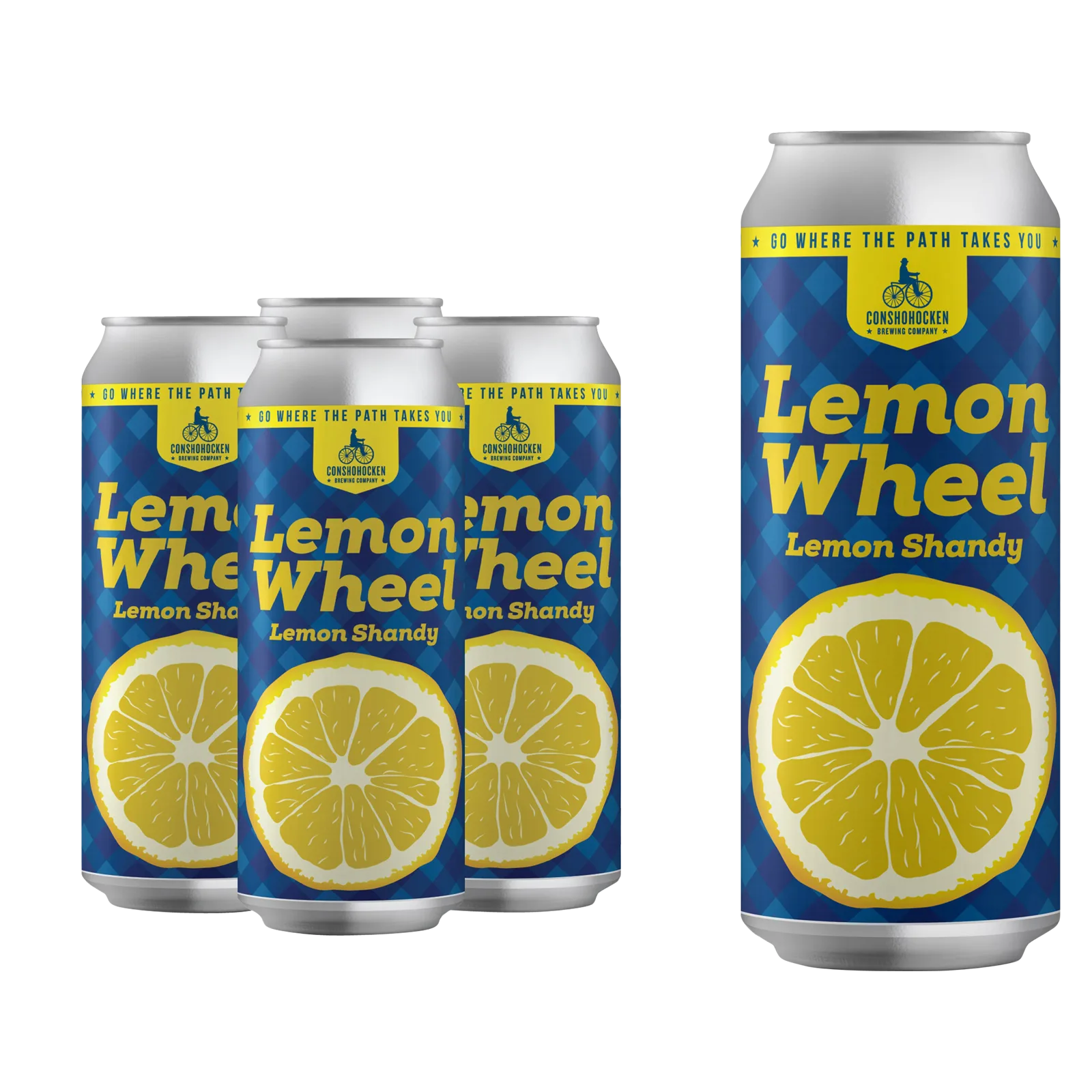 Conshohocken Lemon Wheel Lemon Shandy 4pk 16oz Can 5% ABV