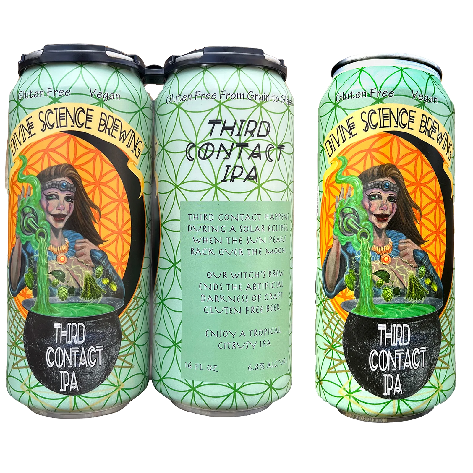 Divine Science Brewing Third Contact IPA 4pk 16oz Can