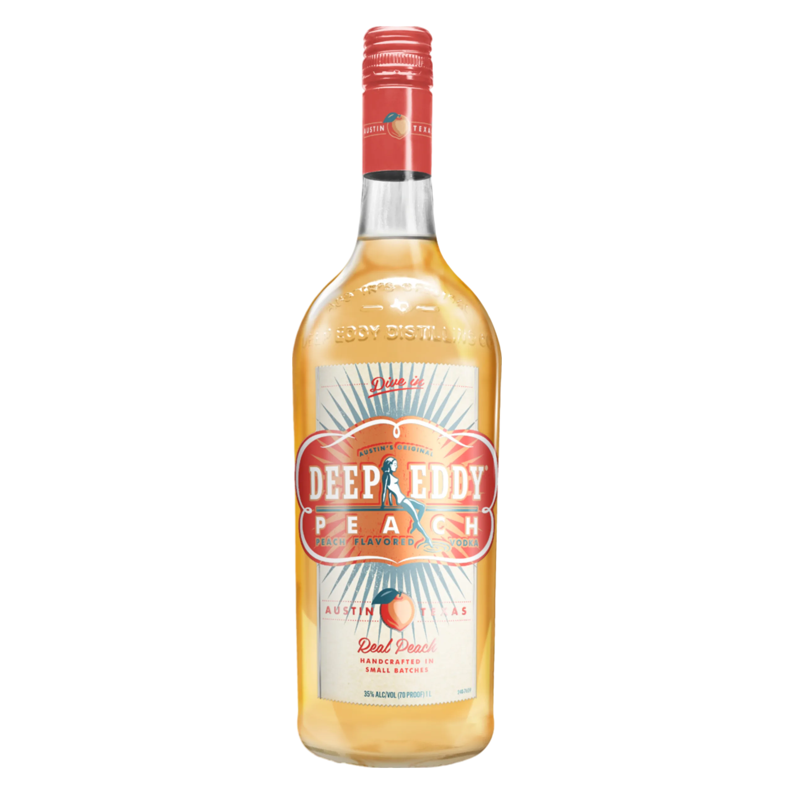 Deep Eddy Peach Vodka 1L (70 Proof)