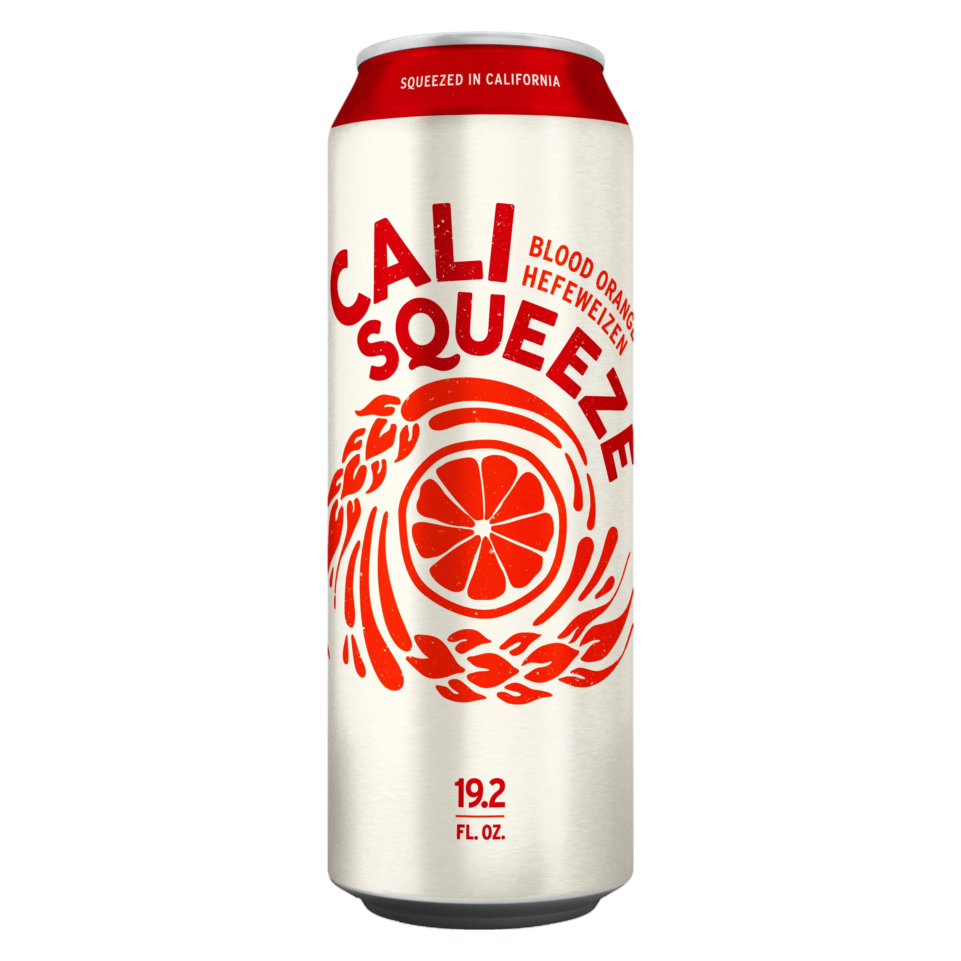 Cali Squeeze Blood Orange Hefeweizen Single 19.2oz Can 5.4% ABV
