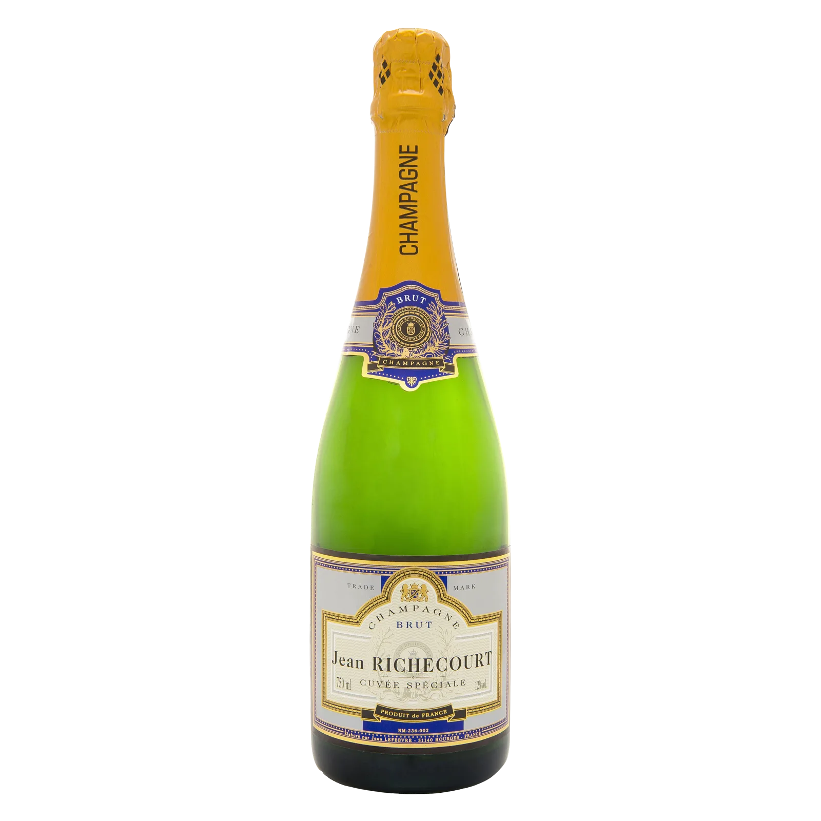 Jean Richecourt Champagne AOC Brut White