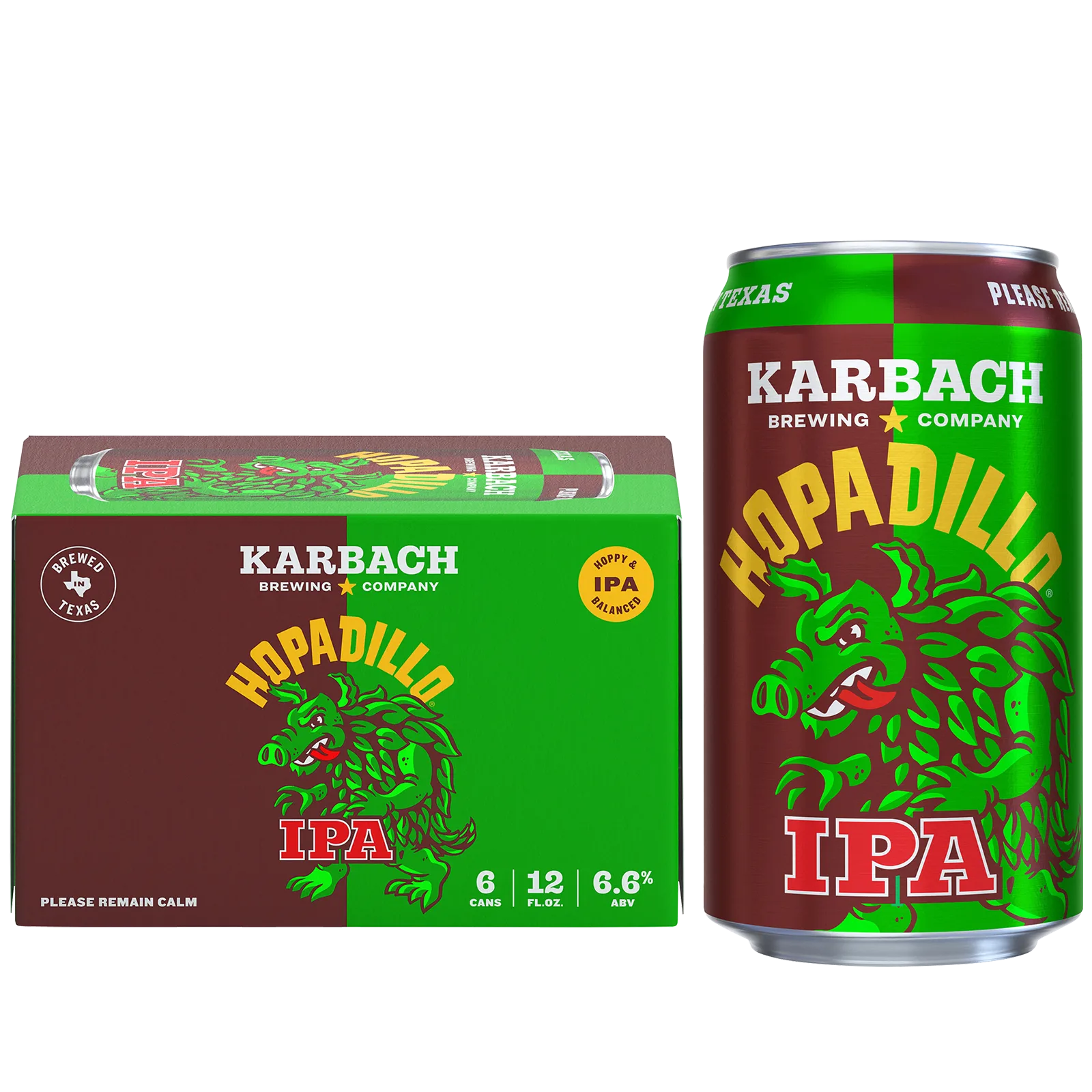 Karbach Brewing Hopadillo IPA 6pk Can 7.1% ABV