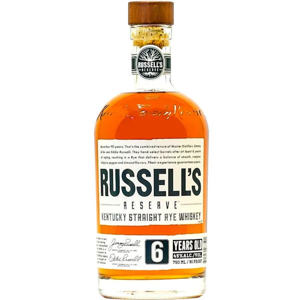 Russells Reserve 6 Year Old Kentucky Straight Rye 750Ml