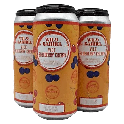 Wild Barrel Brewing Vice Blueberry Cherry 4pk 16oz Can