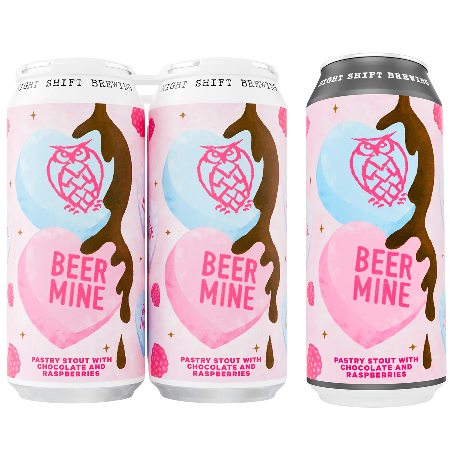 Night Shift Beer Mine Pasty Stout 4pk 16oz 8.4 ABV