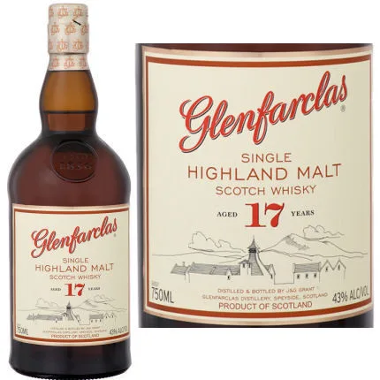 Glenfarclas 17 Year Old Highland Single Malt Scotch 750Ml