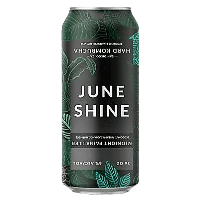 JuneShine Hard Kombucha Midnight Painkiller Single 16oz Can