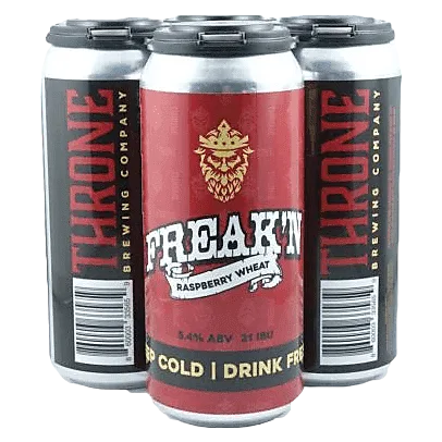 Throne Brewing Freak'N Raspberry Wheat 4pk 16oz Can