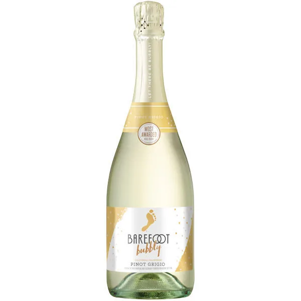 Barefoot Bubbly Sparkling Pinot Grigio Champagne Nv