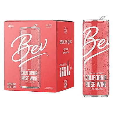 Bev Rose 4pk 250ml Can