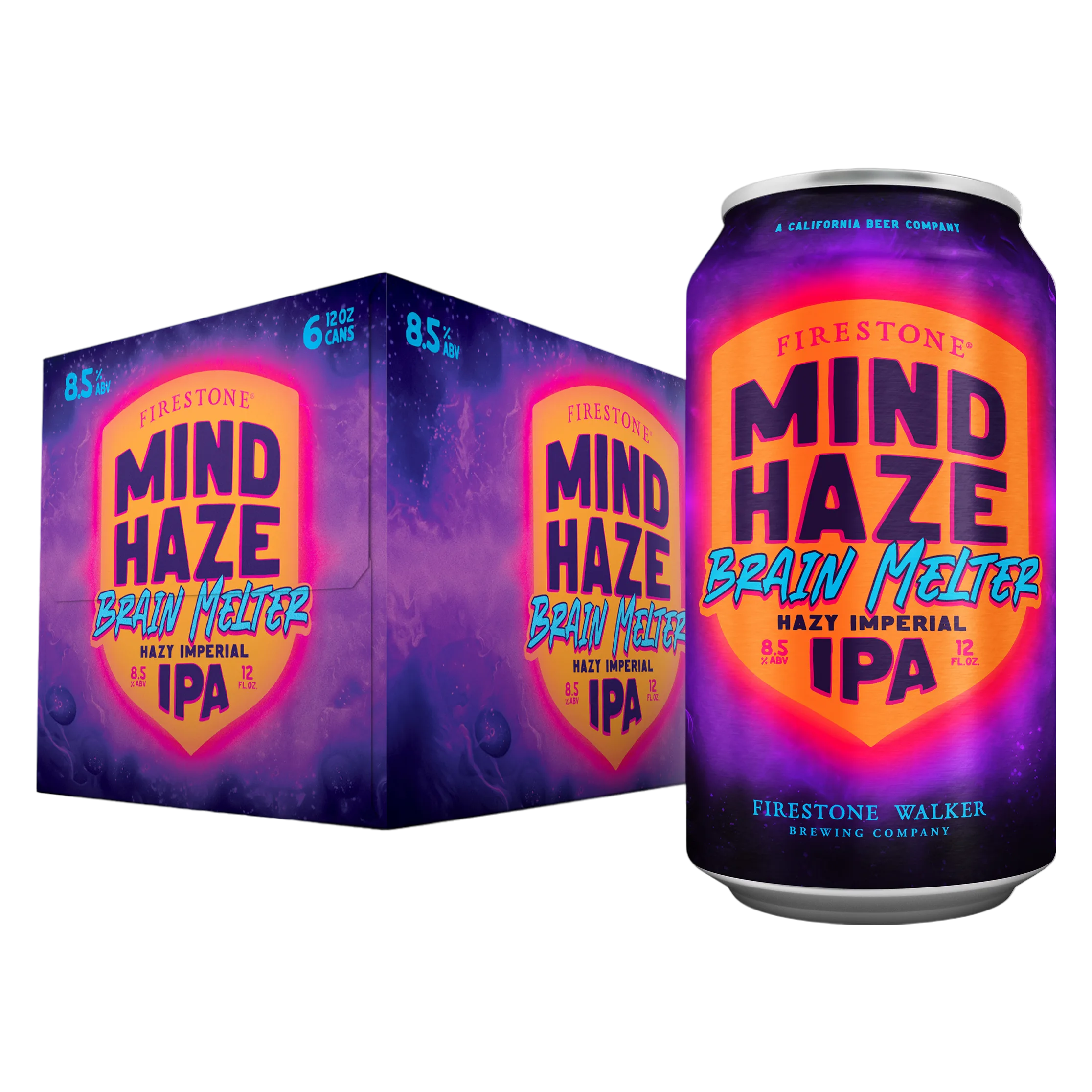 Firestone Walker Brain Melter Hazy IPA 6pk Can 8.5% ABV