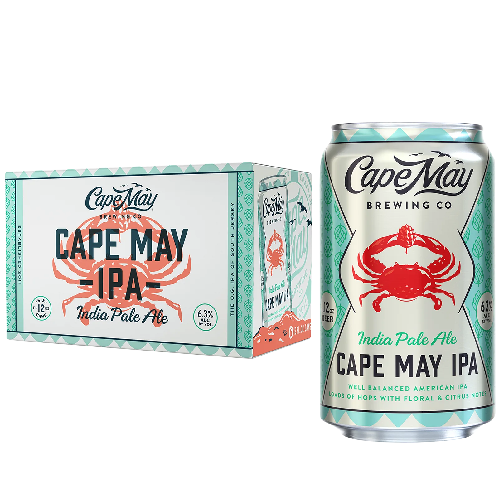 Cape May Brewery IPA 6pk Can 6.3% ABV