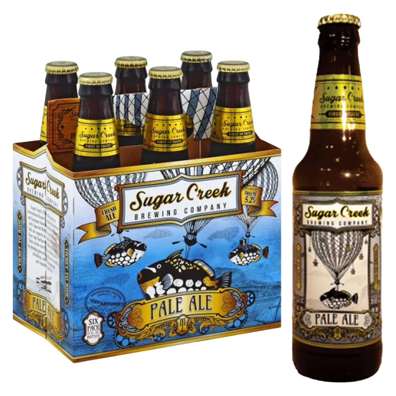 Sugar Creek Pale Ale 6pk Btl 5.2% ABV