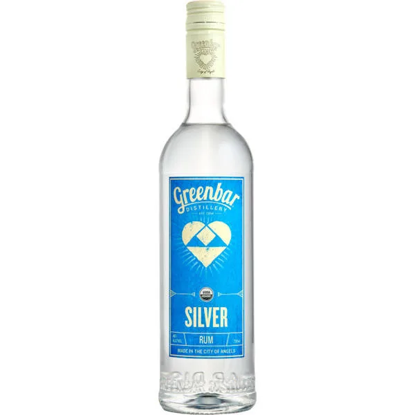 Greenbar Silver Organic Rum 750Ml
