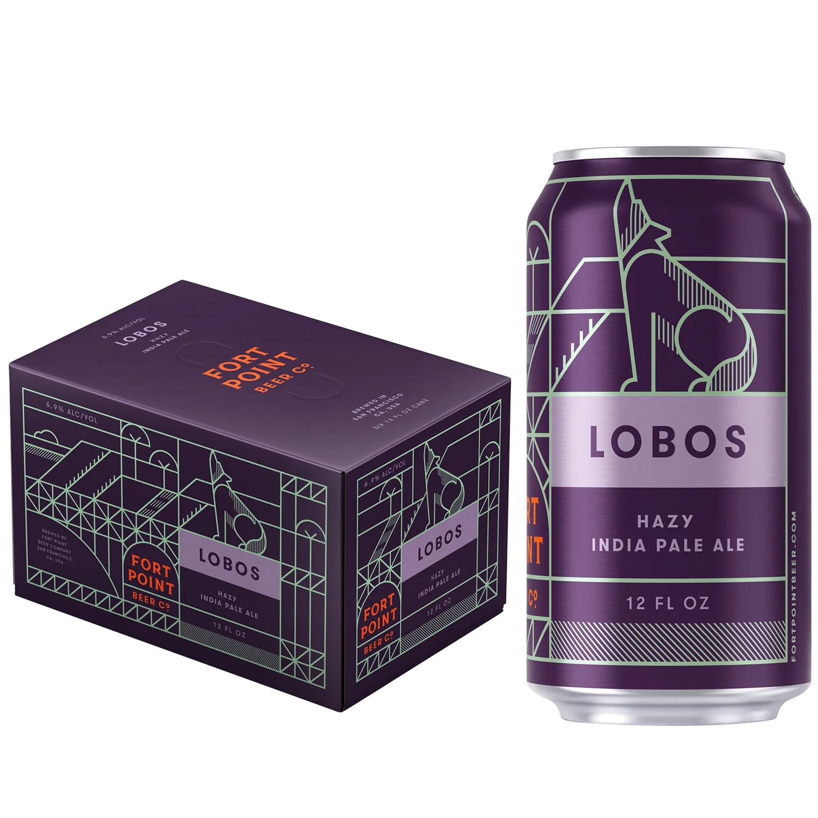 Fort Point Beer Co. Lobos Hazy IPA 6pk Cans