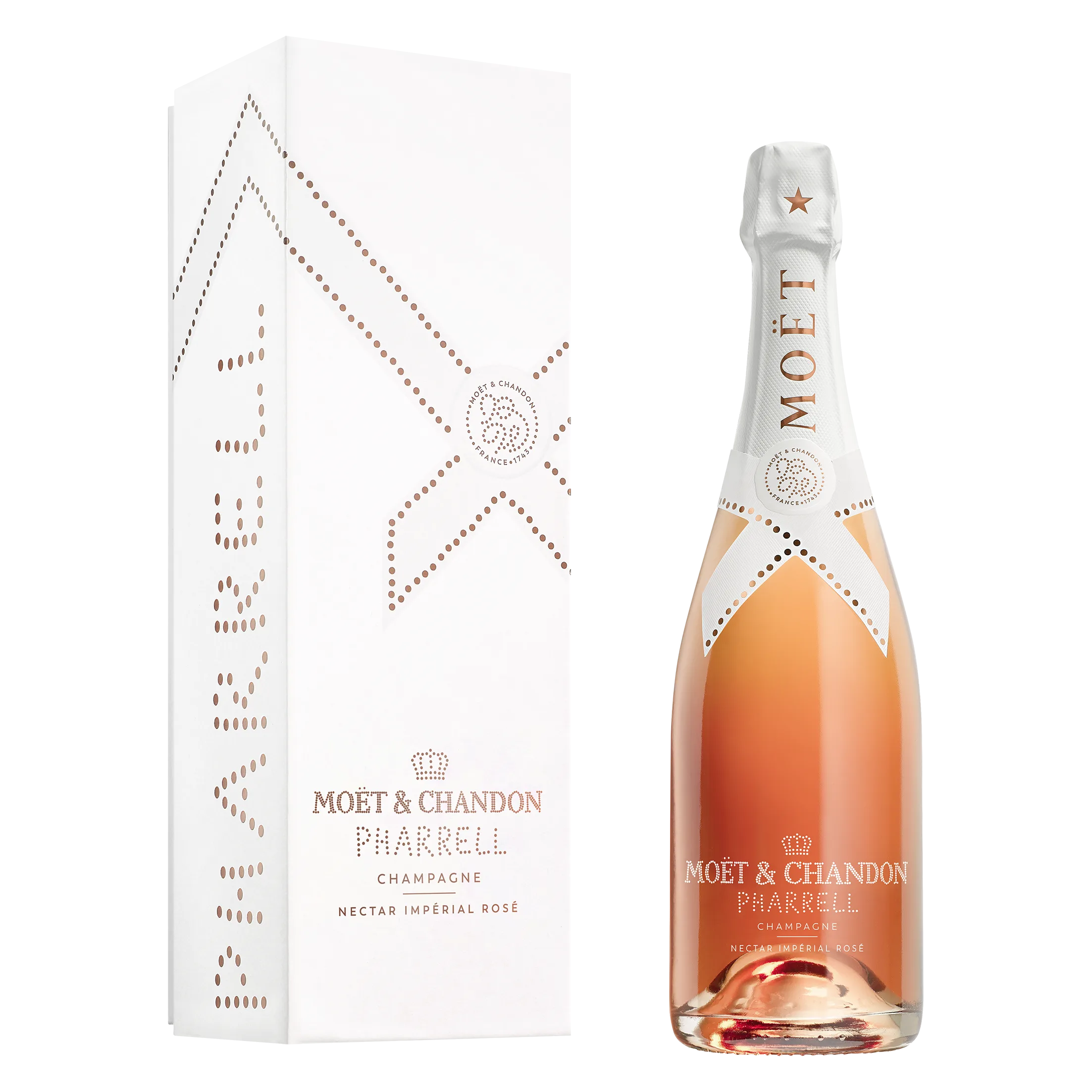 Moët & Chandon x Pharrell Williams Limited Edition Nectar Impérial Rosé Gift Box