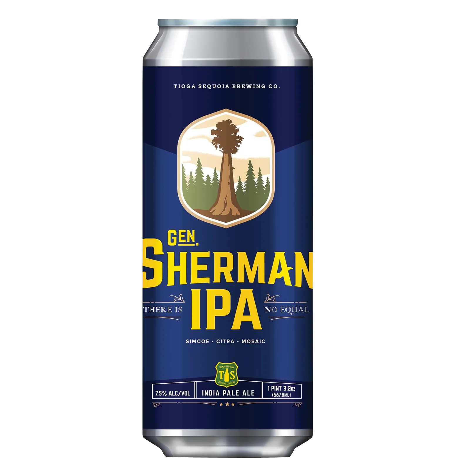 Tioga-Sequoia Brewing General Sherman IPA Single 19.2oz Can