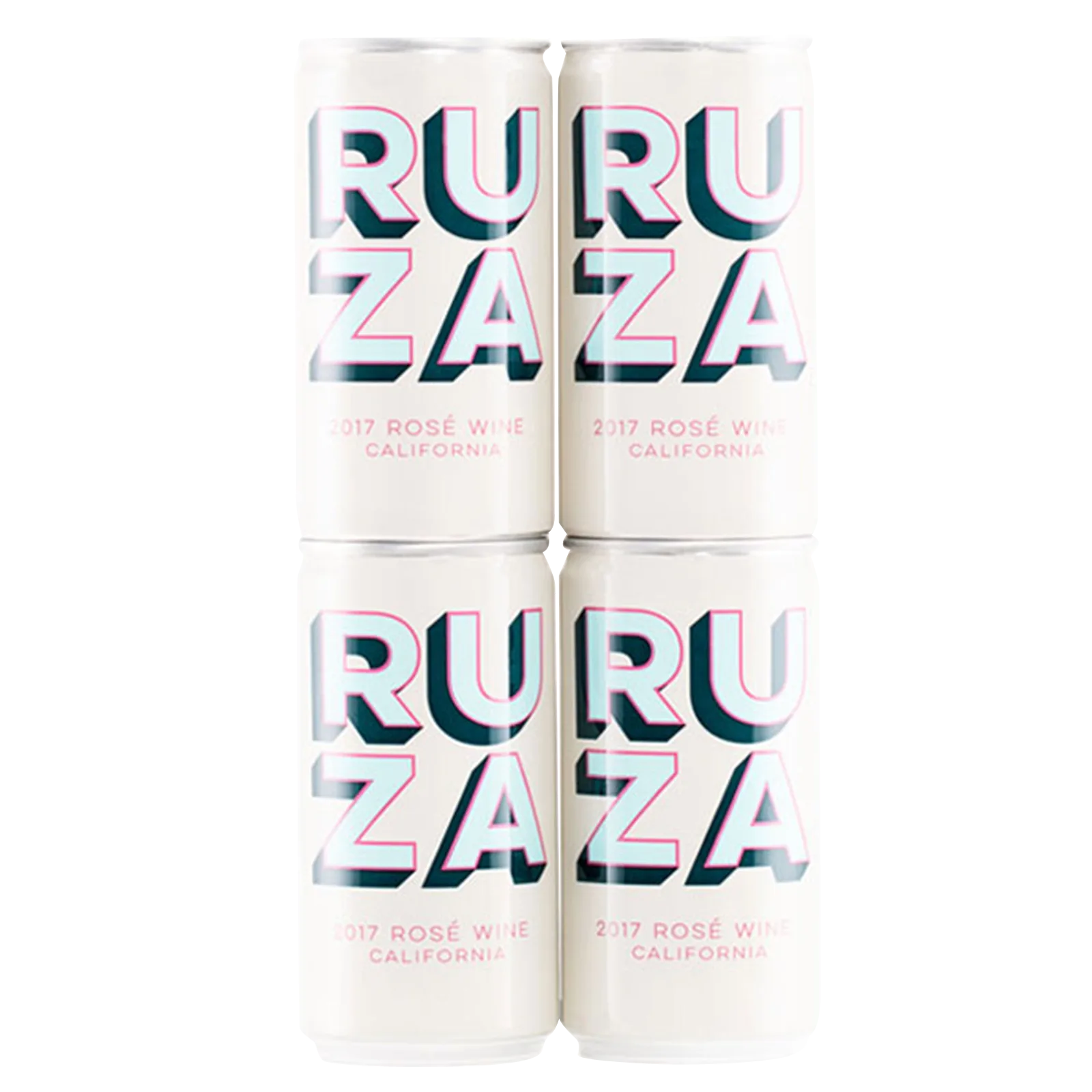 RUZA Sparkling Rose 4pk Can