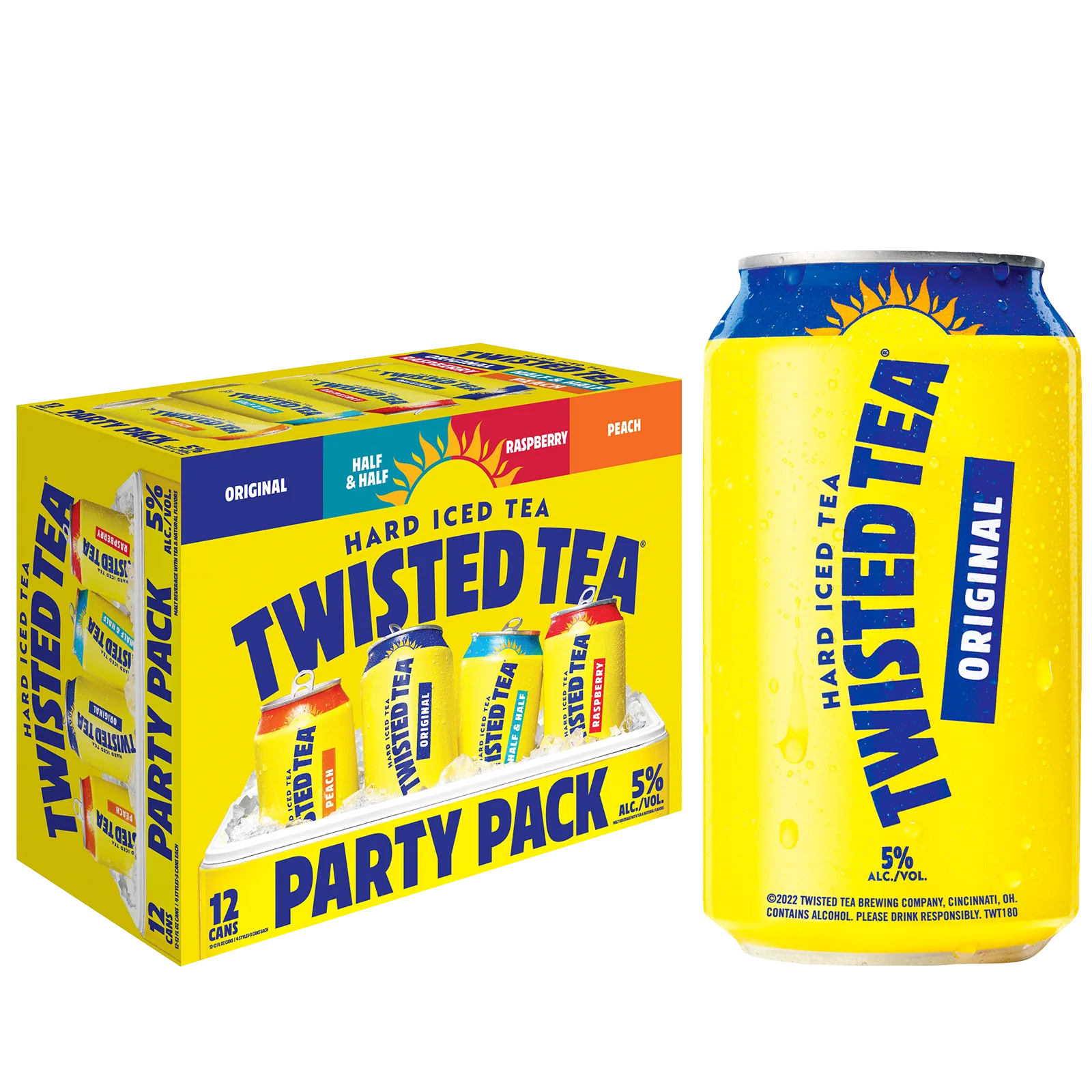 Twisted Tea Party Pack 12pk 12oz Can 5.0% ABV