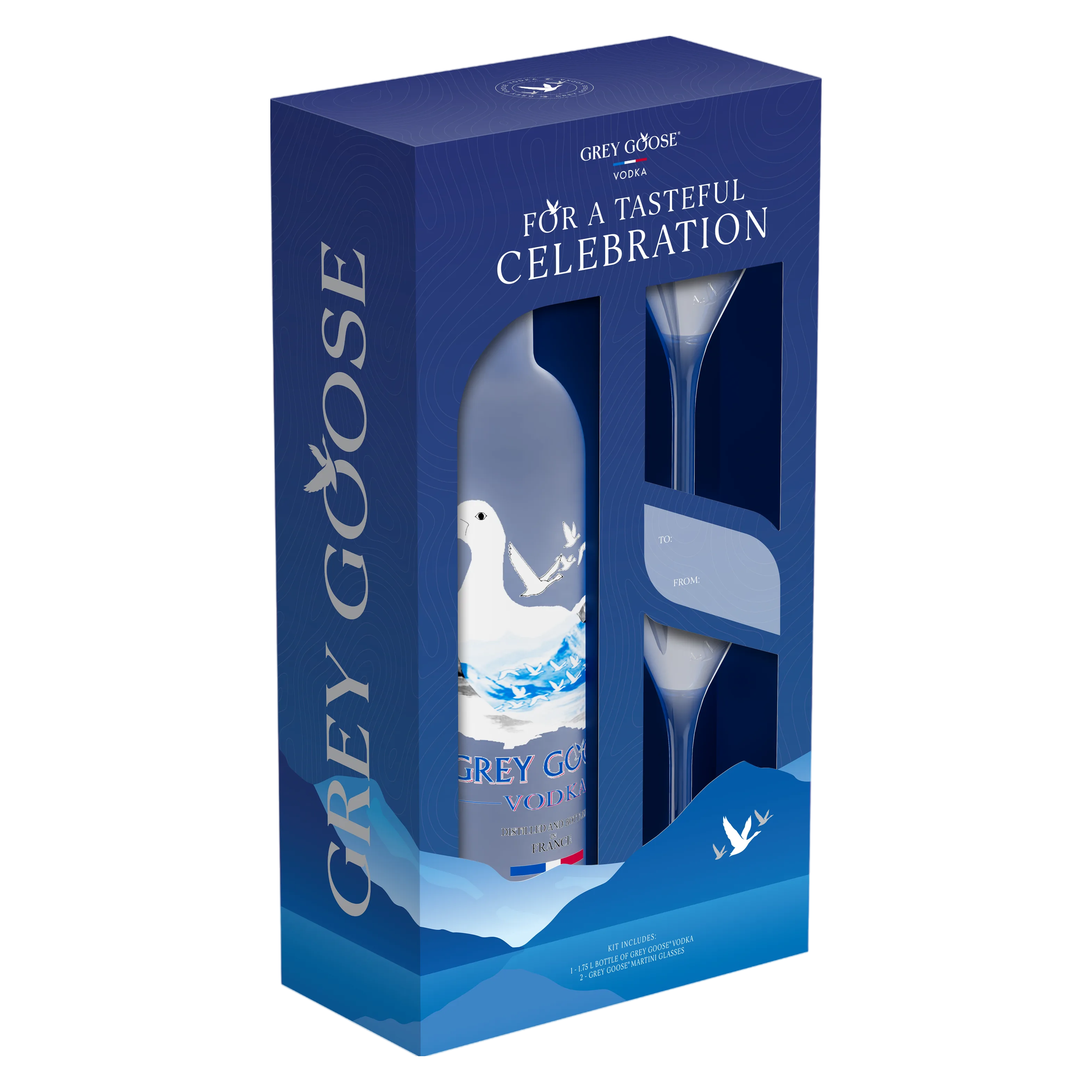 Grey Goose Vodka Gift Set (80 Proof