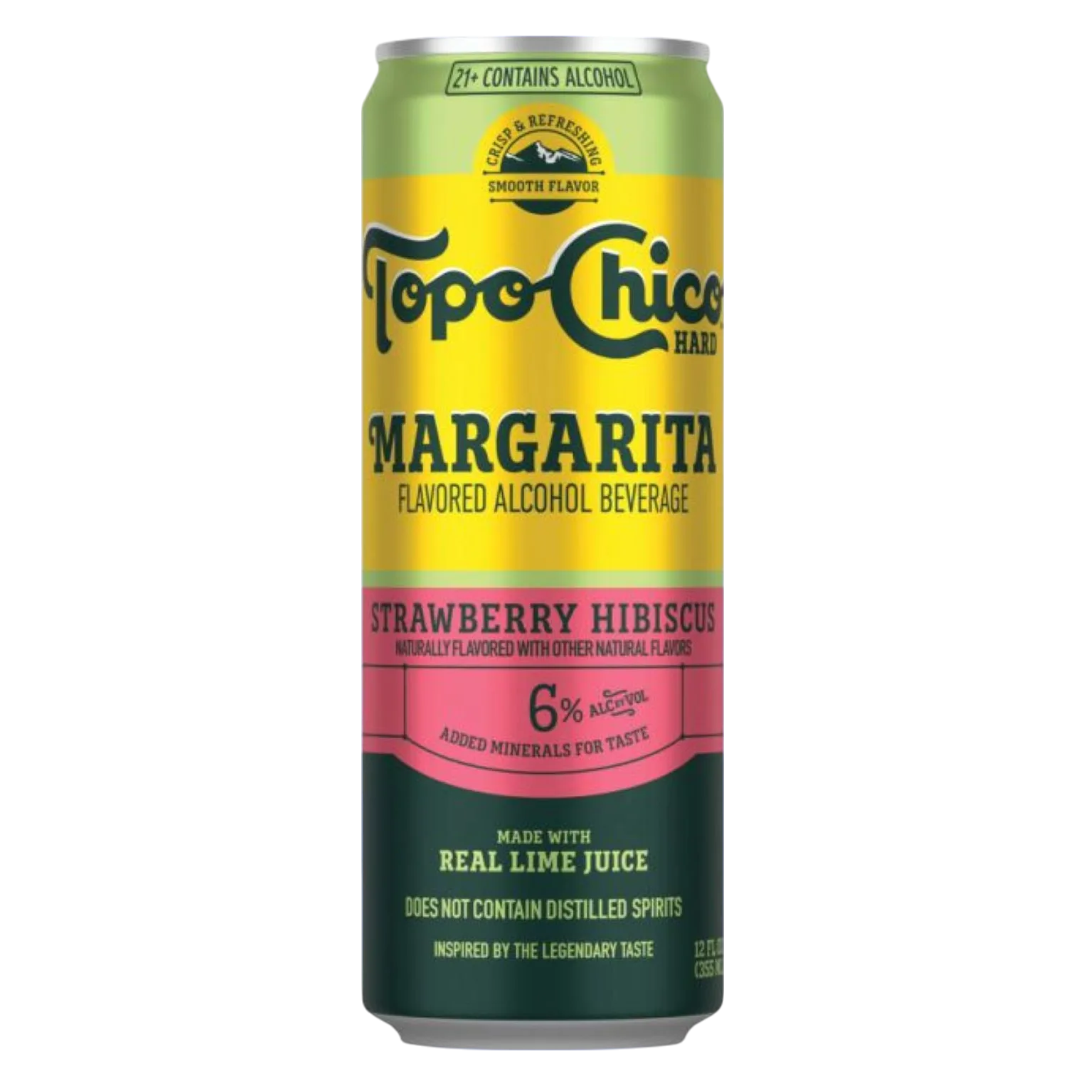 Topo Chico Strawberry Hibiscus Margarita 12oz Can 5% ABV