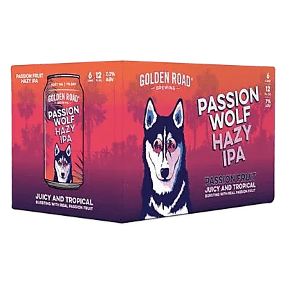 Golden Road Brewing Passion Wolf Hazy IPA (6PKC