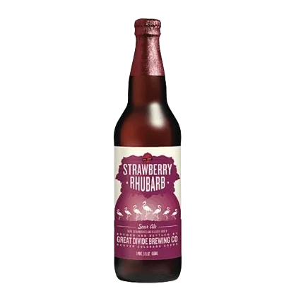 Great Divide Strawberry Rhubarb Sour 22oz (22 OZ BTL