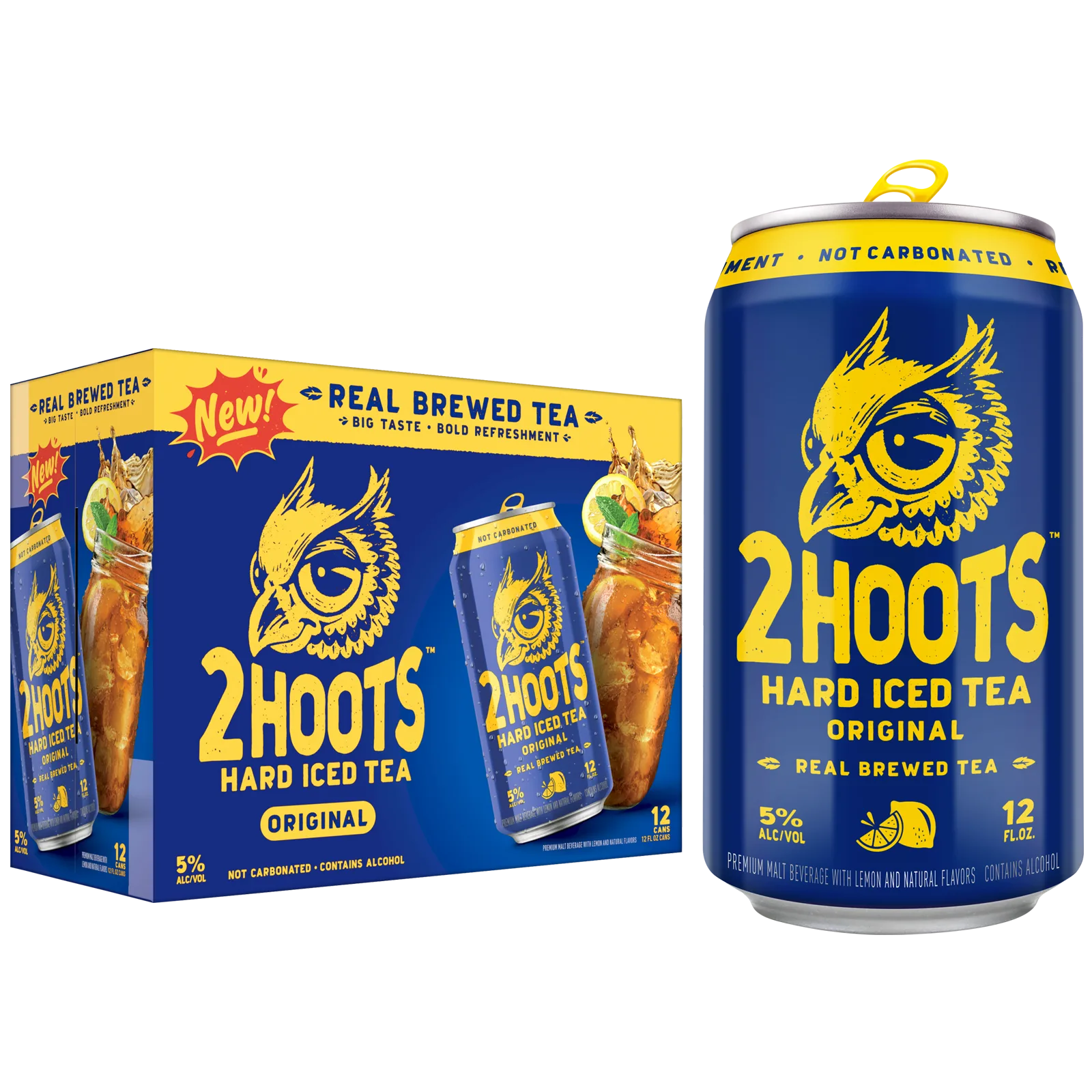 2 Hoots Hard Iced Tea 12pk 12oz Can 5.0% ABV