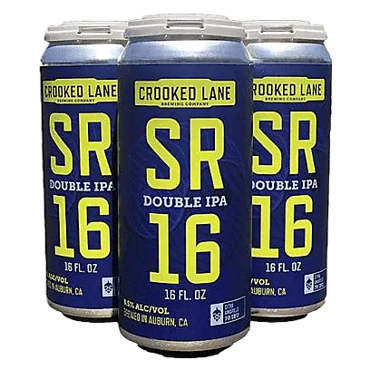 Crooked Lane Brewing Co. SR-16 Double IPA 4pk 16oz Can