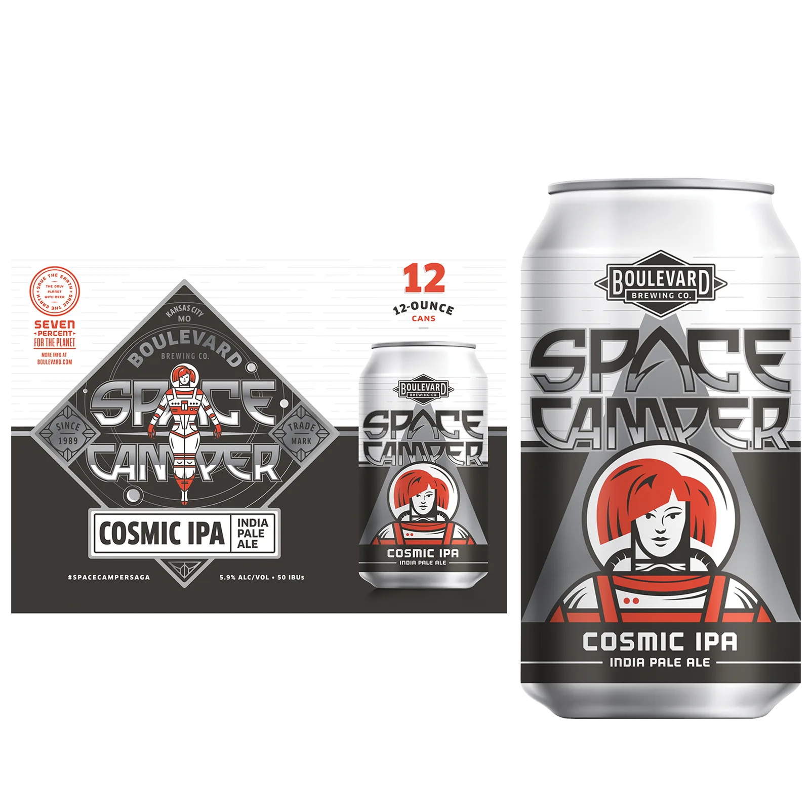 Boulevard Brewing Company Space Camper Cosmic IPA 12pk Can 5.9% ABV