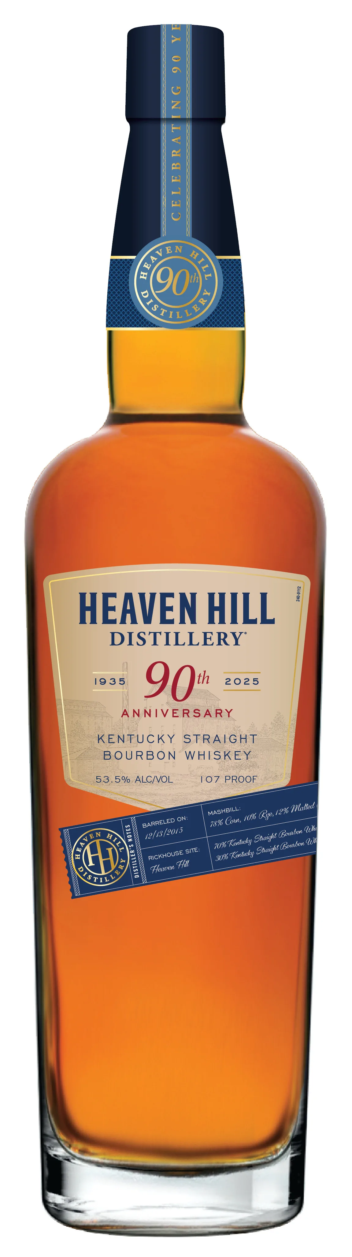 Heaven Hill 90th Anniversary Bourbon 9 Year