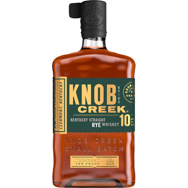 Knob Creek 10 Year Old Kentucky Straight Rye Whiskey 100 Proof 750Ml